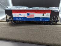 MTH Premier 20-92089C 1970 Cambria and Indiana 6-Car 2-Bay Offset Hopper Car W Coal Lead 1970 (C&I) O SCALE Like New