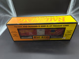 MTH Railking 30-74089 KDKA - Oval Logo Box Car - KDKA - Oval Logo O SCALE Like New damaged box