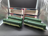 Lionel 6-16036, 6-16037, 6-16038, 6-16039  Northern Pacific Passenger Cars set of 4 O scale Used VG AS IS