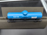 Lionel 6-26981 die cast Gulf 2 tanker sequential numbered set sealed box GRCX 5011 & 5012 O SCALE Used Excellent Damaged Box