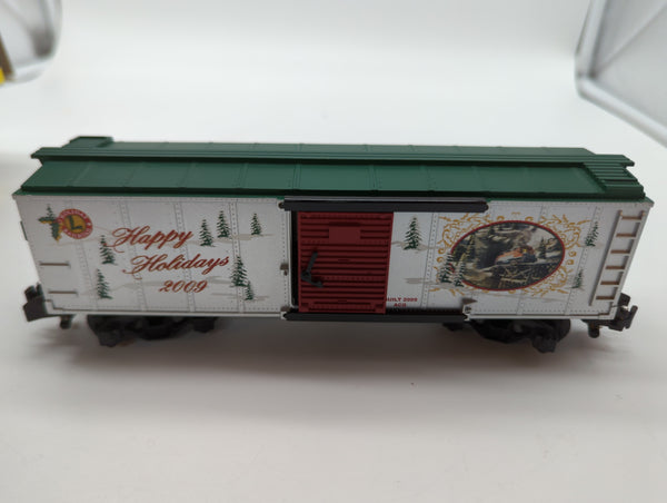 Lionel 6-48376 American Flyer 2009 holiday boxcar S gauge  NEW