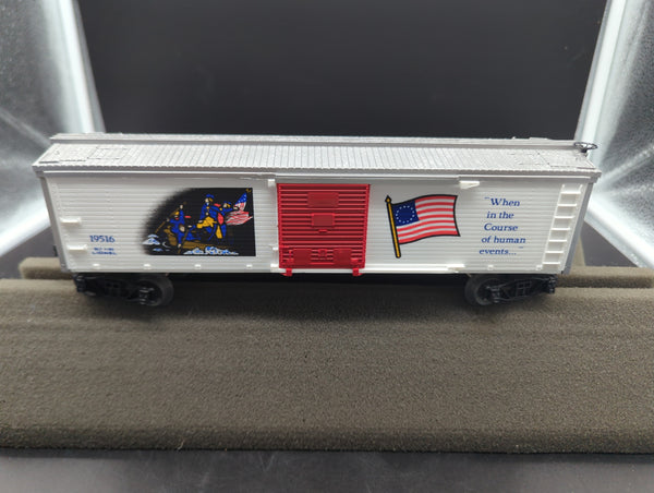 Lionel #6-19516 Old Glory reefer boxcar O SCALE Like New