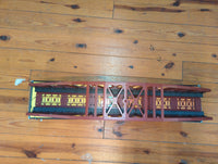 MTH 40-1031 Rust O Steel Arch Bridge (No Piers) As is O SCALE Used Excellent