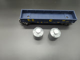 Lionel 6-6208 Chessie gondola with cannisters O SCALE Used Excellent