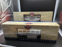 Lionel 6-35413 LIONEL LINES ALUMINUM STREAMLINED PASSENGER CAR 2-PACK 2530 & 2534 O SCALE Like New