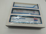 Lionel 6-12784 set of 3 intermodal containers Boston & Maine, Union Pacific UP, SCL/L&N 2 O scale Used