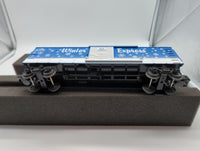 MTH Premier 20-80003E 2001 D.A.P. Christmas Box Car Winter Express. O SCALE Like New Damaged Box