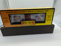 MTH Railking 30-74497 Fourth of July Box Car #2008. O SCALE Like New