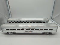 MTH Premier MT/20-6509 New York Central NYC Empire State Aluminum Sleeper / Diner 2 Car Passenger Set O Scale Used Excellent