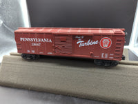 MTH Railking 30-7437 Pennsylvania Box Car #PRR "Route of the Turbine" 28667. O SCALE Like New