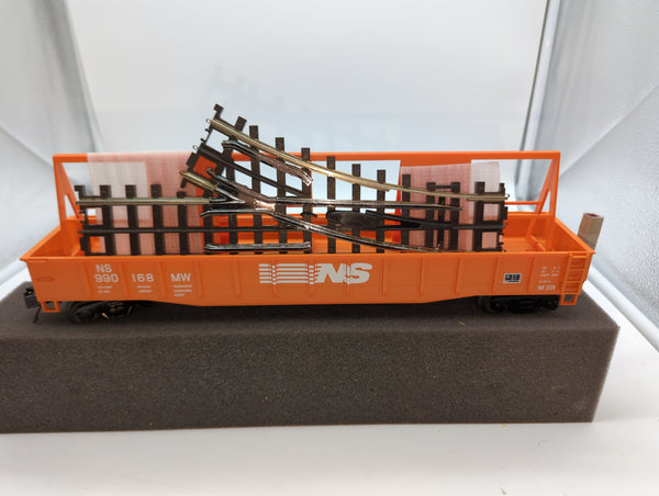 MTH Premier 20-20479E Norfolk Southern Gondola Car W/Switch Load & End of Train Device O Scale Like New