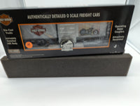 MTH Premier 20-90228C Harley-Davidson 2005 Fat Boy 40'Box Car 2005. O SCALE Like New