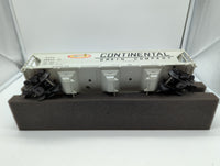 MTH Premier 20-97882 Continental Grain Company 3-Bay Centerflow Hopper #46630. O SCALE Like New