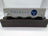 MTH Premier 20-97319 Pillsbury Ps-2CD High-Sided Hopper Car #6758. O SCALE Like New