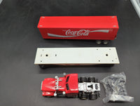 CocaCola  CocaCola Trains 850502 Heavy Hauler Tractor Trailer Flat Car Set Like New Damaged Box