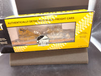 MTH Premier 20-98648 Caterpillar 50' Flat Car w/(2) CAT No. 977 Traxcavators Load #906210 #906211. O SCALE Like New