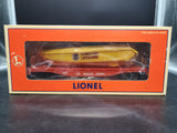 Lionel 6-16970 Los Angeles LA County flatcar with operating lifeguard boat 6424 O SCALE Like New