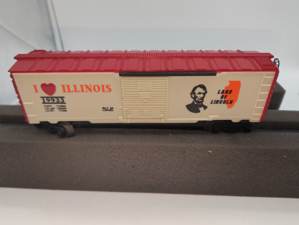 Lionel 6-19933 I love Illinois boxcar O SCALE Like New