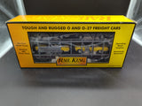 MTH Railking 30-7694 MTH Auto Transportation Auto Carrier Flat Car - MTH Transport w/Chevy Novas Car O SCALE Like New