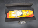 Lionel 6-16970 Los Angeles LA County flatcar with operating lifeguard boat 6424 O SCALE Like New