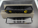 Lionel 6-26985 Baltimore and Ohio Chessie die-cast hopper car 2 Car set 235153 & 235154 O SCALE Like New