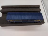 Lionel 6-15042  box Car CFX waffle side boxcar ( Blue) O Scale Like New