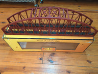 MTH 40-1031 Rust O Steel Arch Bridge (No Piers) As is O SCALE Used Excellent