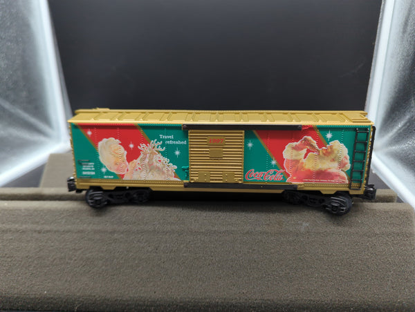 K-Line K-6132-101 Coca-Cola Travel Refreshed Christmas Car O SCALE Like New