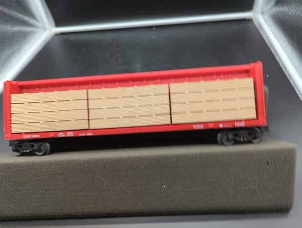 Lionel 6-16381 CSXT center I-beam flatcar with wood CSXT 16381 O SCALE Like New