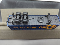 Weaver U23017 LD (3Rail) 50' Flat Car W/ 35' Trailor Baltimore & Ohio O Scale Like New