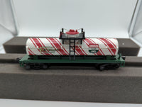 Lionel 6-48424 AMERICAN FLYER CANDY CANE TANK CAR S SCALE Like New