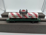 Lionel 6-48424 AMERICAN FLYER CANDY CANE TANK CAR S SCALE Like New