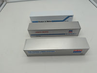 Lionel 6-12784 set of 3 intermodal containers Boston & Maine, Union Pacific UP, SCL/L&N 2 O scale Used