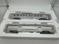 MTH Railking 30-67041 Pennsylvania 4-Car 60' Streamlined ABS Passenger Set #6530, #4001, #1124. & Garden View O SCALE Used Excellent