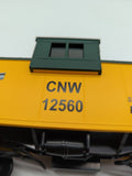 MTH Premier 20-91011 Chicago & North Western Extended Vision Caboose 12560 O SCALE Used Excellent