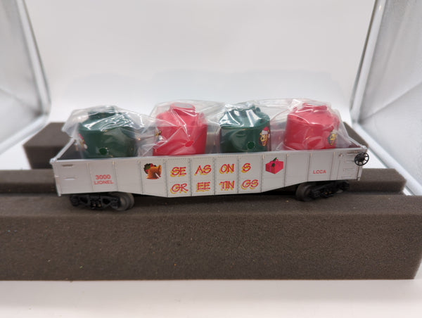 Lionel 6-3000 LCCA Limit Edition Christmas Gondola O SCALE Like New