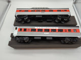 MTH Rail King New Haven O-27 Streamline Vista Dome 30-6131D, 30-6131C, 30-6131E, 30-6131B  (Set of 4) O Scale Like New