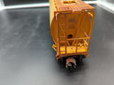 Atlas 6305-4 Cylindrical Hopper Wayne Feeds Allied Mills Inc. O Scale  weathered Used Excellent