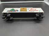 MTH  RK-7410L "1996" Christmas Scale Box Car Holiday Express 122596 O SCALE Like New