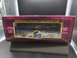 MTH Premier 20-95283 Detroit Toledo & Ironton Gondola Car w/ScaleTrax Straights - Detroit Toledo & Ironton No. 9508. O SCALE NEW