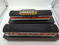 MTH Rail King New Haven O-27 Streamline Vista Dome 30-6131D, 30-6131C, 30-6131E, 30-6131B  (Set of 4) O Scale Like New