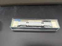 Kato 106-1605 Corrugated Passenger Car Set  (Set B) Chicago, Burlinlington & Quincy -1 Quincy Baggage, Coach, Dome, Sleeper Like New