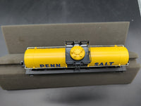 Lionel 6-26713 Penn Salt Tank Car GTAX68130 O scale Like New