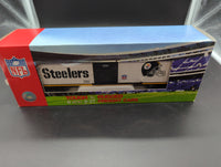 MTH Railking 30-74231 NFL - Pittsburgh Steelers Box Car - Pittsburgh Steelers Car No. NA O SCALE Like New