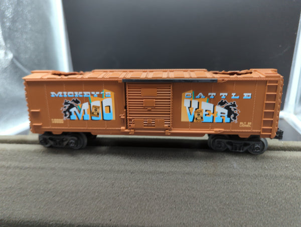 Lionel 6-16686 Mickey Mouse and Bad Pete animated boxcar 1995 O SCALE Like New