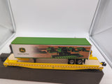 Lionel 2326410 JOHN DEERE 50' FLATCAR W/ TRAILER O SCALE NEW