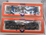 Lionel 6-39062 BALTIMORE & OHIO STREAMLINER PASSENGER CAR 2-PACK #1091 & 5505 O SCALE Like New