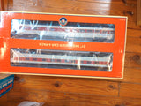 Lionel 2127460 ERIE LACKAWANNA 21" PASSENGER 4 PACK  O SCALE Used Excellent Window Loose on One Car limited sale