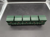 MTH Premier 20-98023 Railway Express Agency Gondola Car - Scale Length w/5 LCL Containers #REX 5968. O SCALE Like New