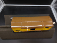 Lionel Tinplate 11-70045 No. 2814 O Gauge Box Car Yellow and Brown With Nickel O Gauge Like New